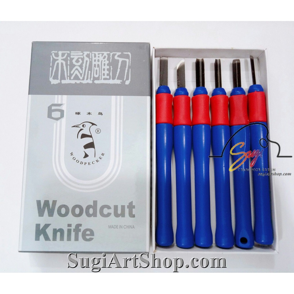 Dao khắc gỗ và khắc dưa hấu tết, Woodcut Knife cán nhựa