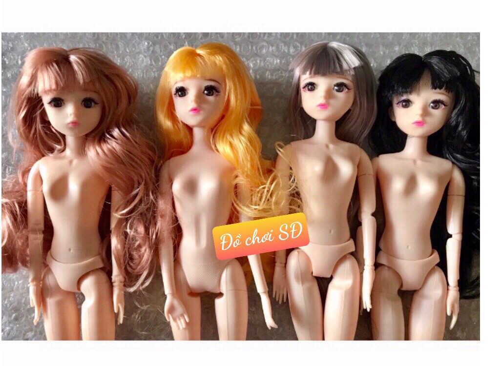 Đầu búp bê mắt 4D - 1 cái