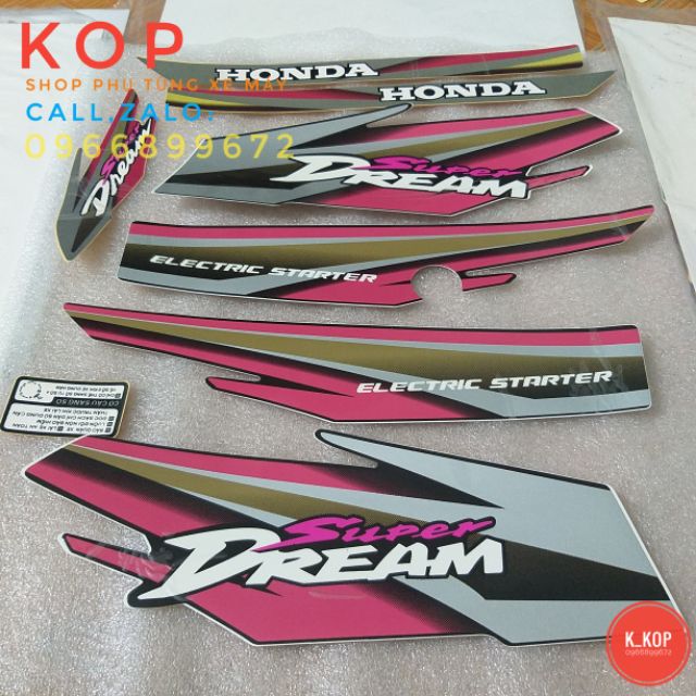 (SELE siêu rẻ) Tem xe Super DREAM L1