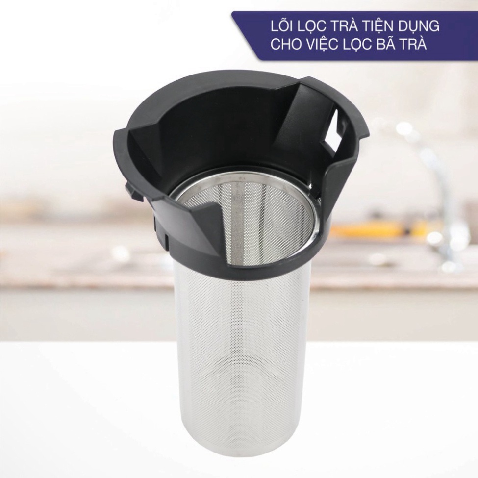 Ấm siêu tốc bình siêu tốc thủy tinh của Đức LEBENLANG LBE2819 1.8L