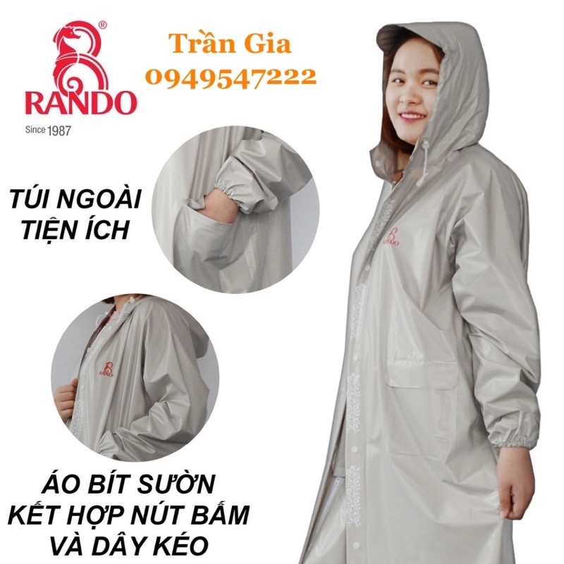 ◊►✽  ÁO MƯA DÂY KÉO BOSUR RANDO