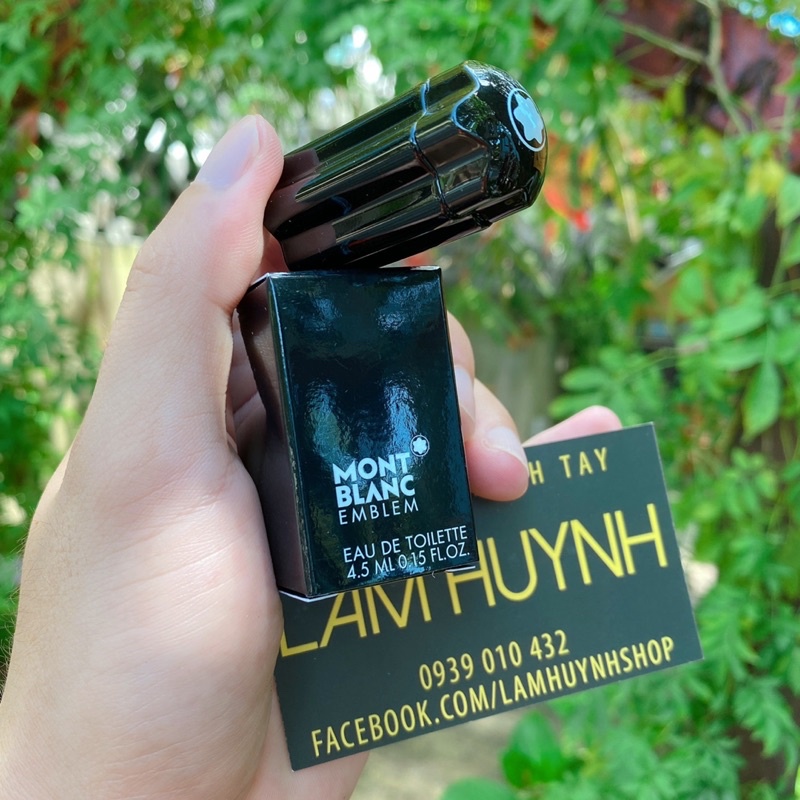 [ CHÍNH HÃNG] Nước hoa mini Nam MONTBLANC EMBLEM 4,5ml
