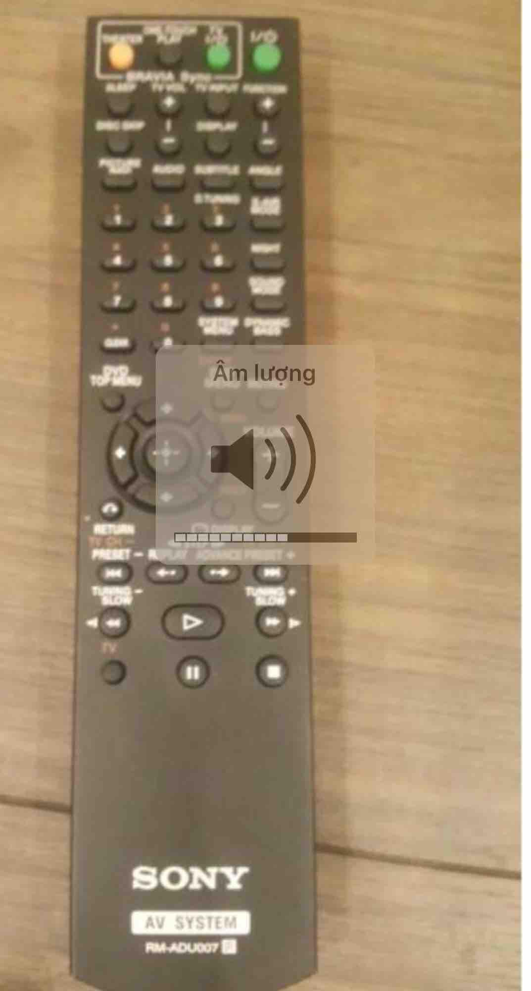 Điều khiển dàn Sony