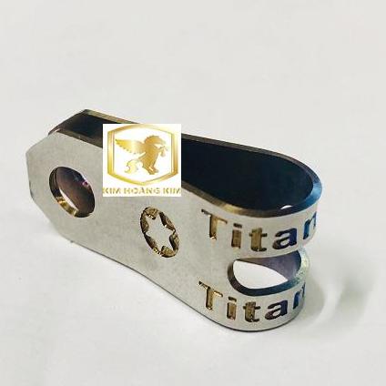 Pát Kẹp Titan Gắn Dây Dầu (100% Titan)
