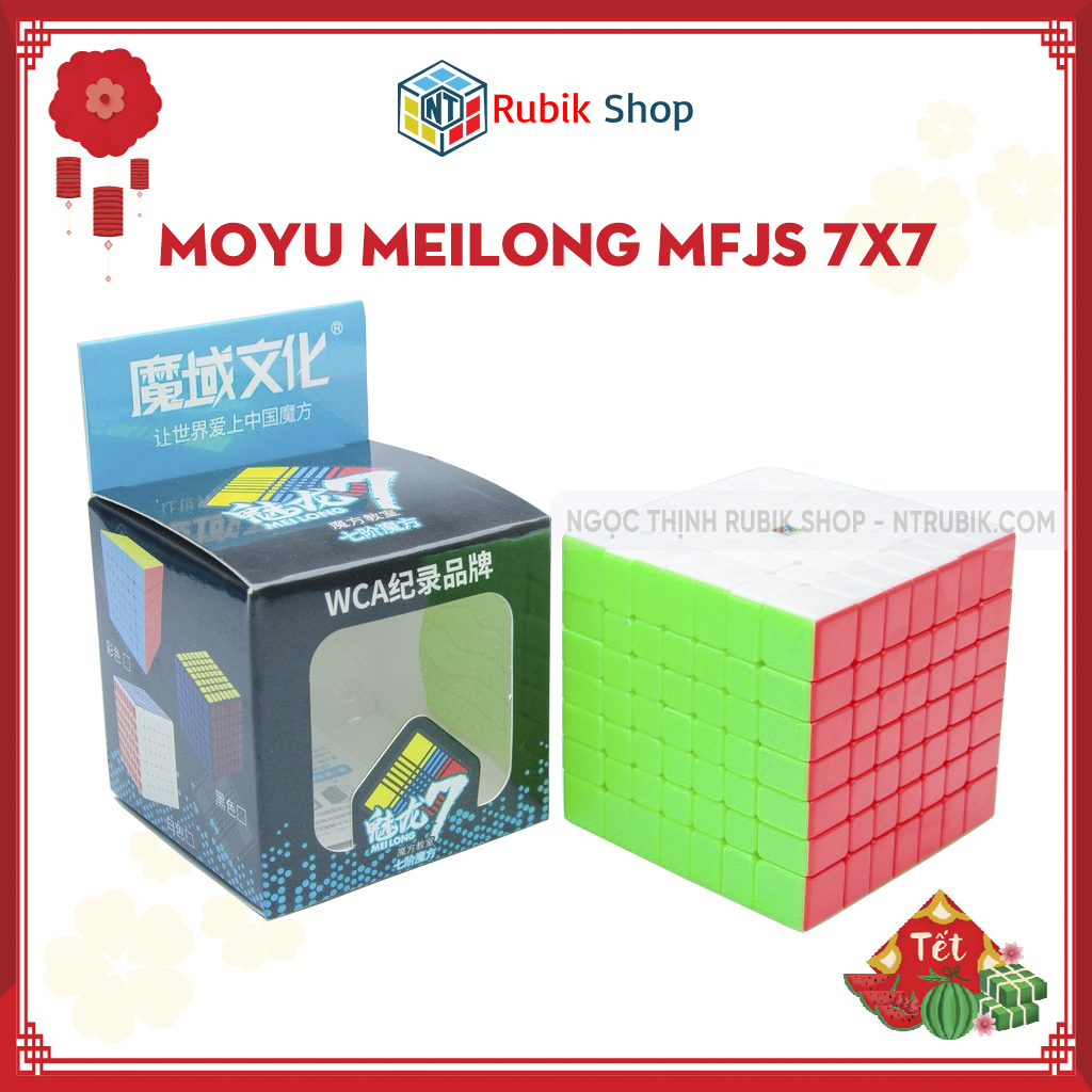 [Rubik Giá rẻ] Rubik 7x7x7 Meilong Stickerless Giá rẻ