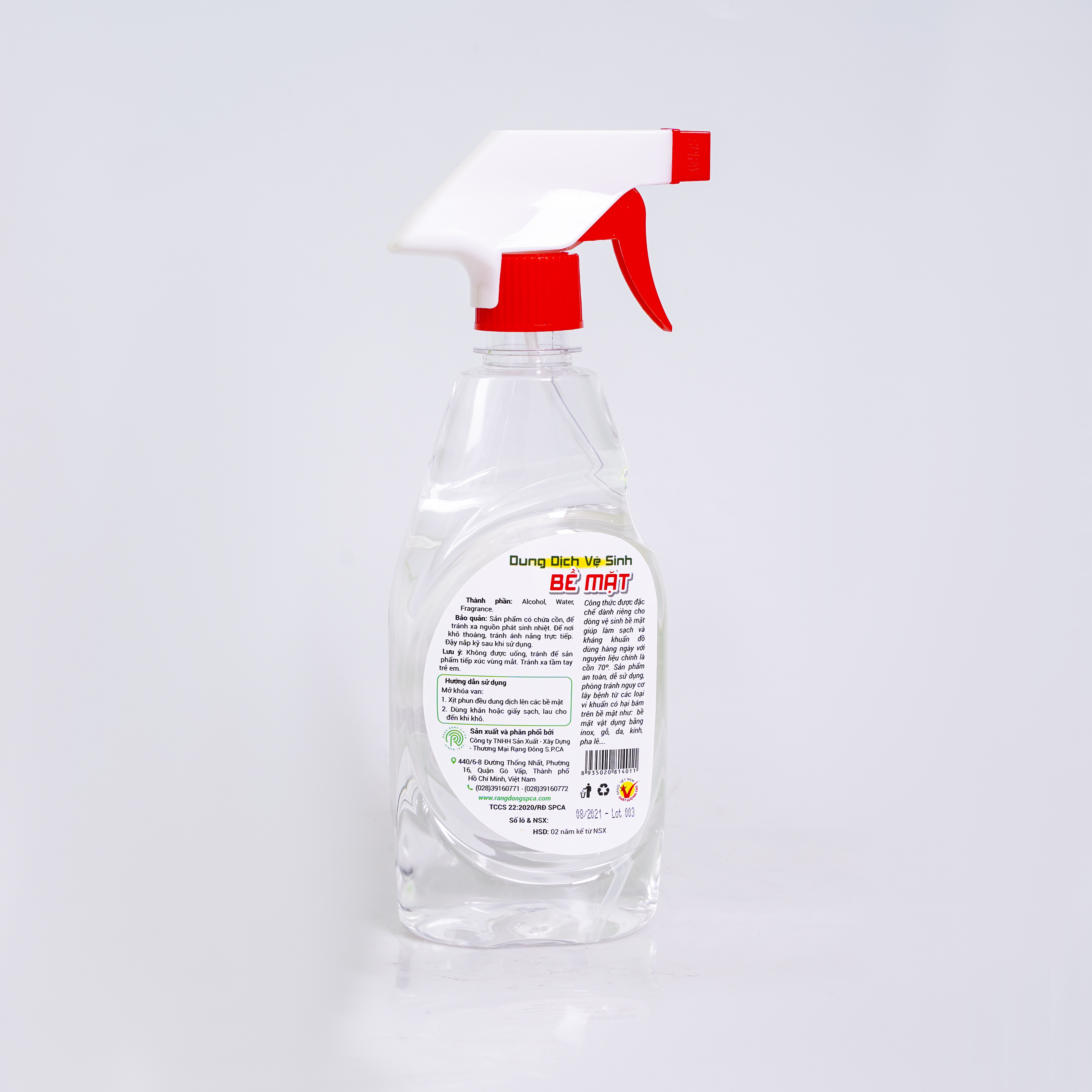Dung dịch vệ sinh bề mặt SPCa 450ml