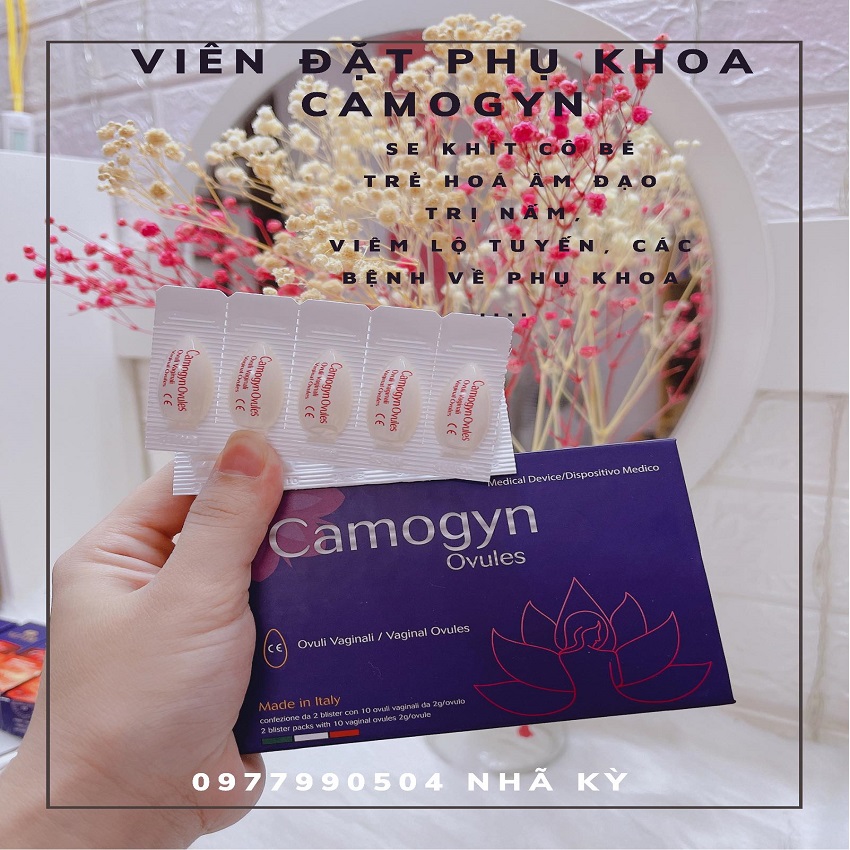Viên đặt phụ khoa Camogyn hộp 10 viên