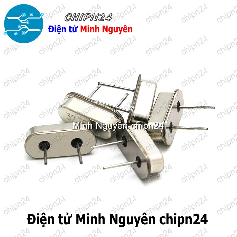 [3 con] (K344) Thạch anh Chân Cắm HC-49S DIP (2 chân 11.0592M/12M/12.288M/13.56M/14.7456M/16M/18M/18.432M/20M) - [Chọn Loại] - HHH.00359