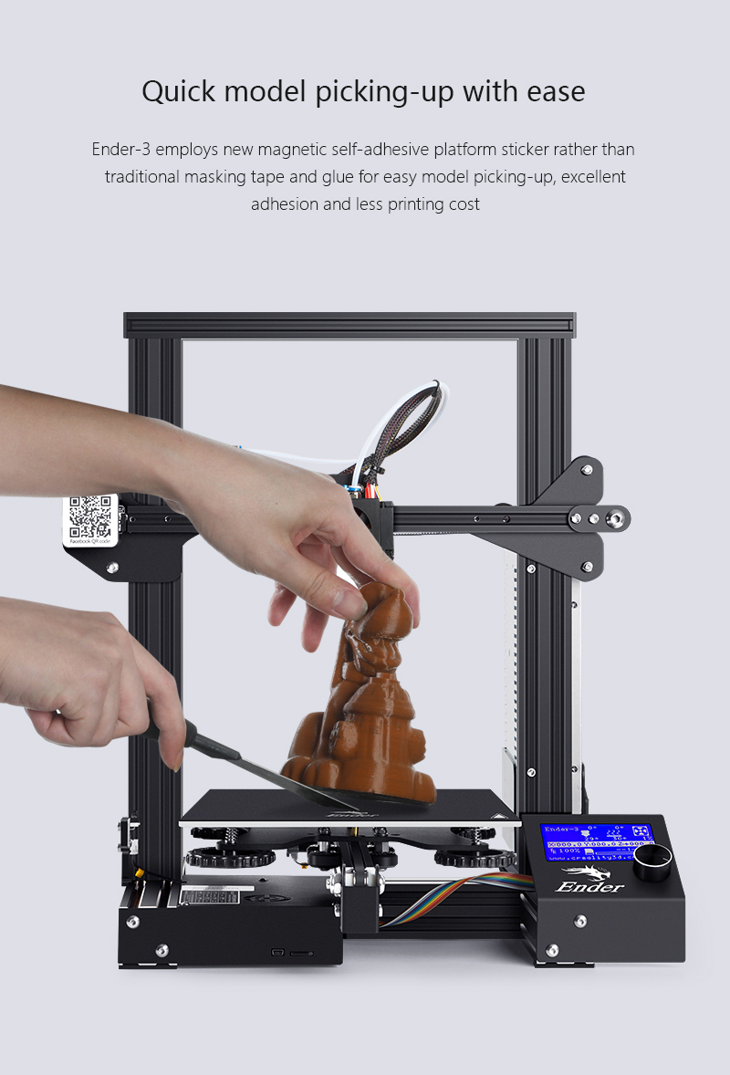 3D printer Creality Ender 3 printing size 22*22*25cm