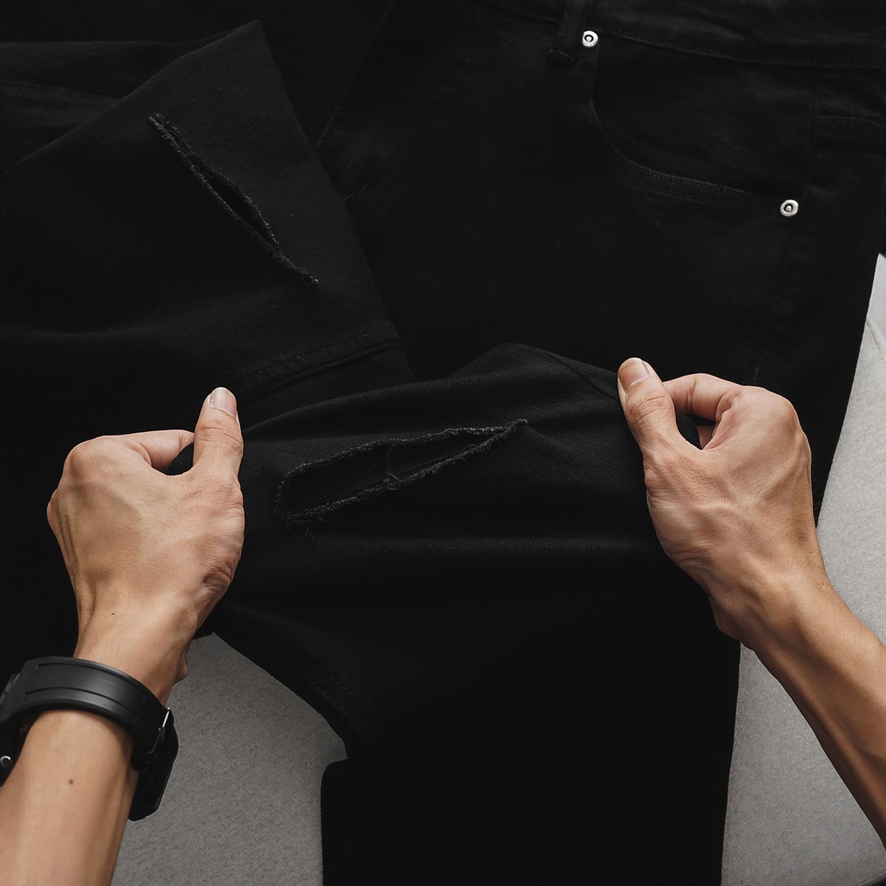 [Quần Jeam nam ống suông] Quần Bò Suông xuất khẩu jean cotton