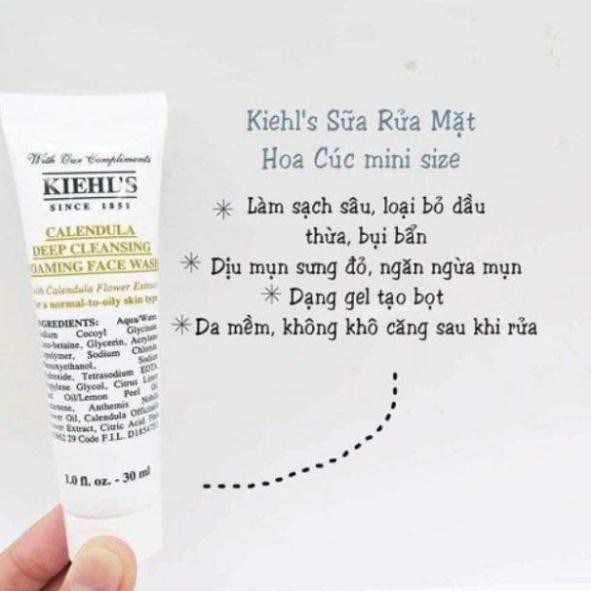 [HCM][Chuẩn Auth] SỮA RỬA MẶT KIEHL’S HOA CÚC 30ml