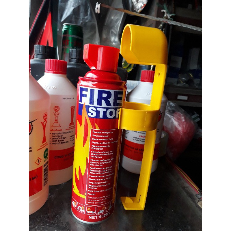 Bình cứu hỏa bình chữa cháy mini Fire Stop 500ml