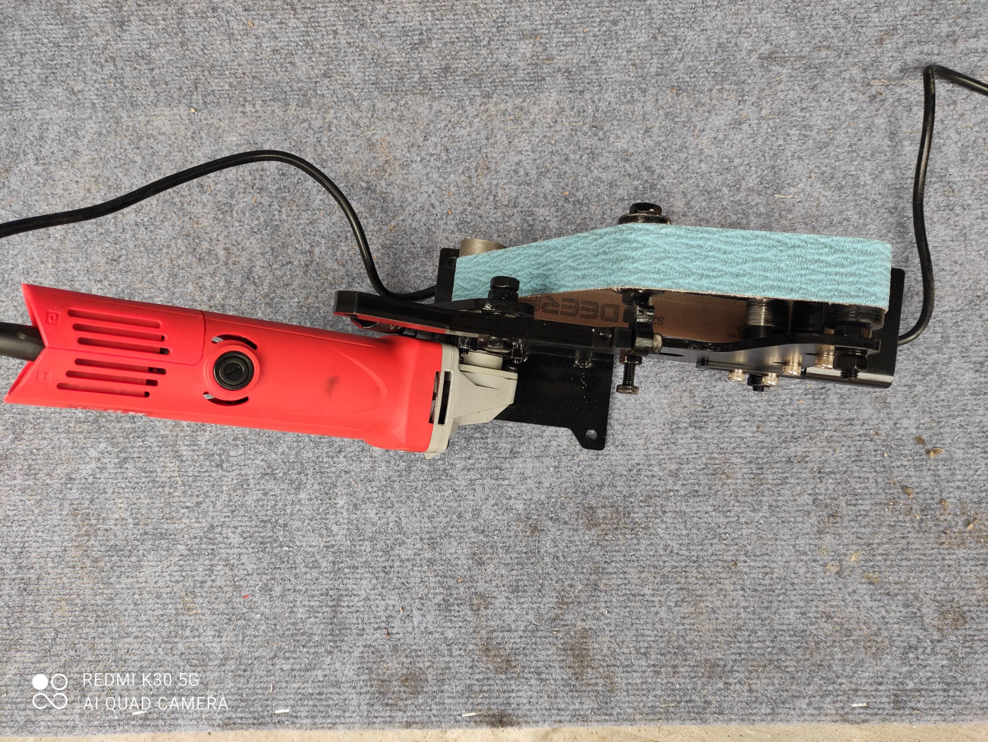 Máy mài đai nhám mini bản 5cm