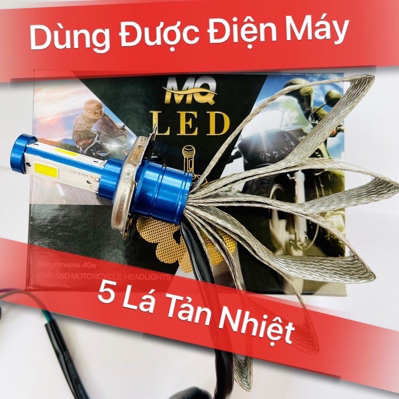 🔥ĐÈN PHA LED CYT 2 TIM LED H4🔥 (GIÁ 1 BÓNG)