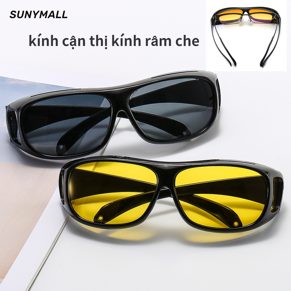 SUNYMALL Bảo vệ bức xạ Kính râm nam và nữ Kính chống nắng thể thao Kính lái xe tầm nhìn ban đêm Kính râm cho người cận thị Kính mắt theo toa