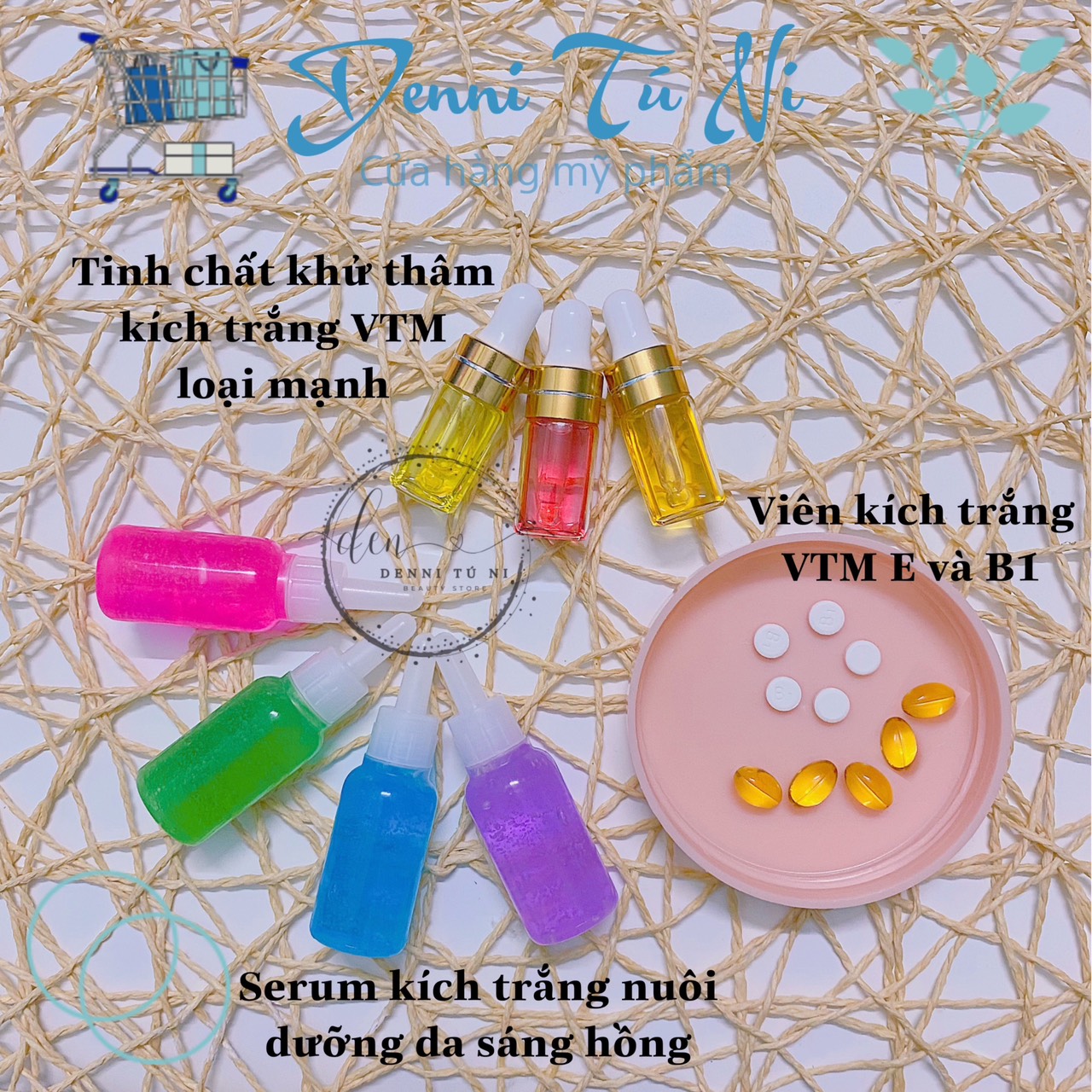Set combo kích trắng mạnh X10