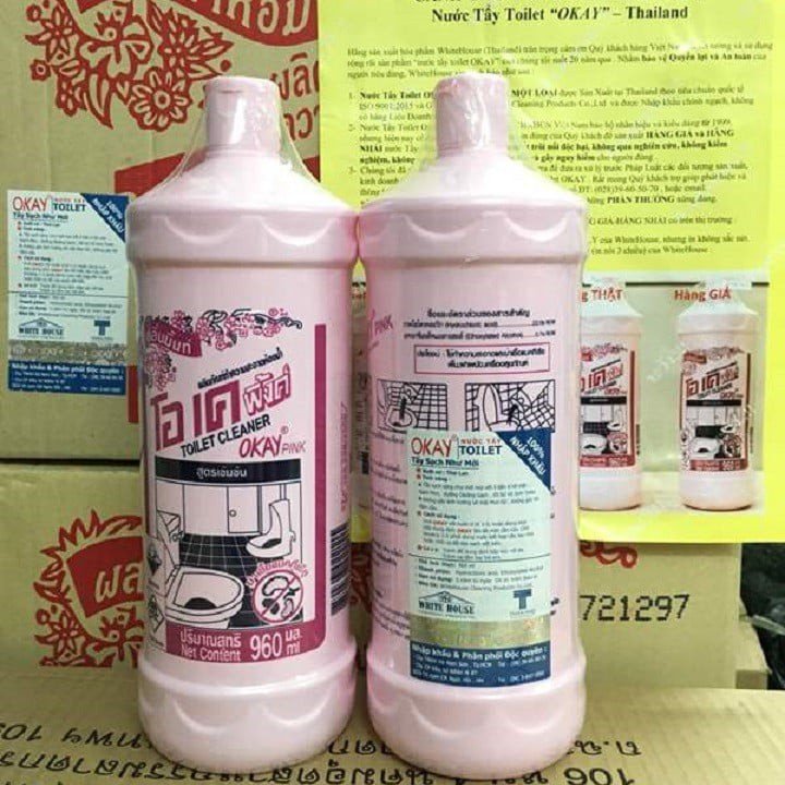Nước tẩy rửa toilet Thái Lan 960ml