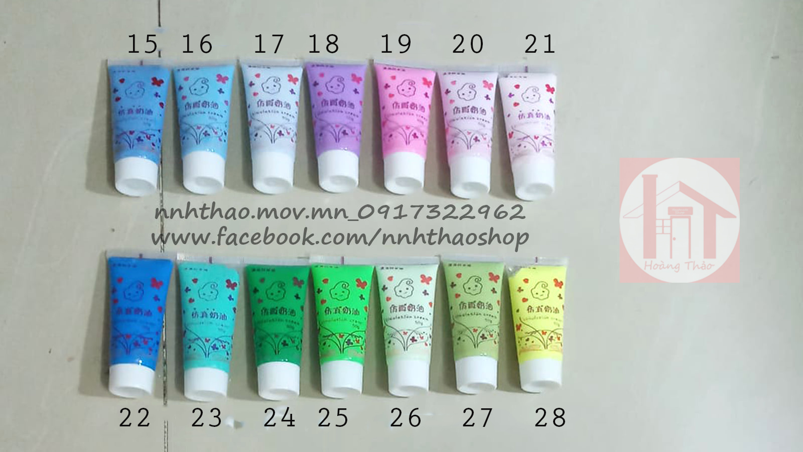 Đất Sét Lỏng / Keo Kem Trang Trí Ốp Điện Thoại 50Ml