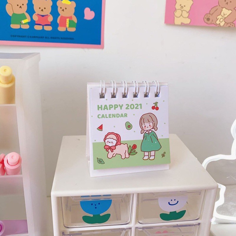 Lịch Để Bàn Mini 2023 Xinh Xắn