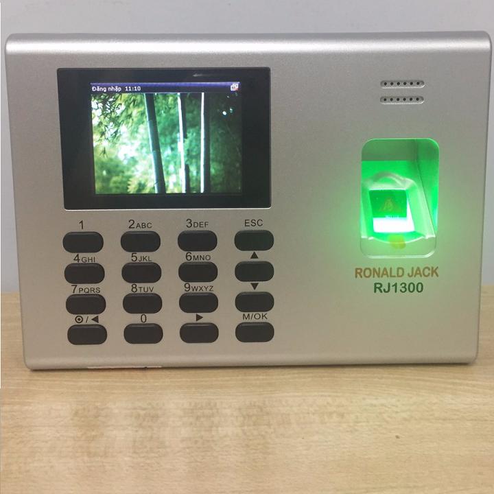 Máy chấm công vân tay & thẻ từ Ronald Jack RJ1300