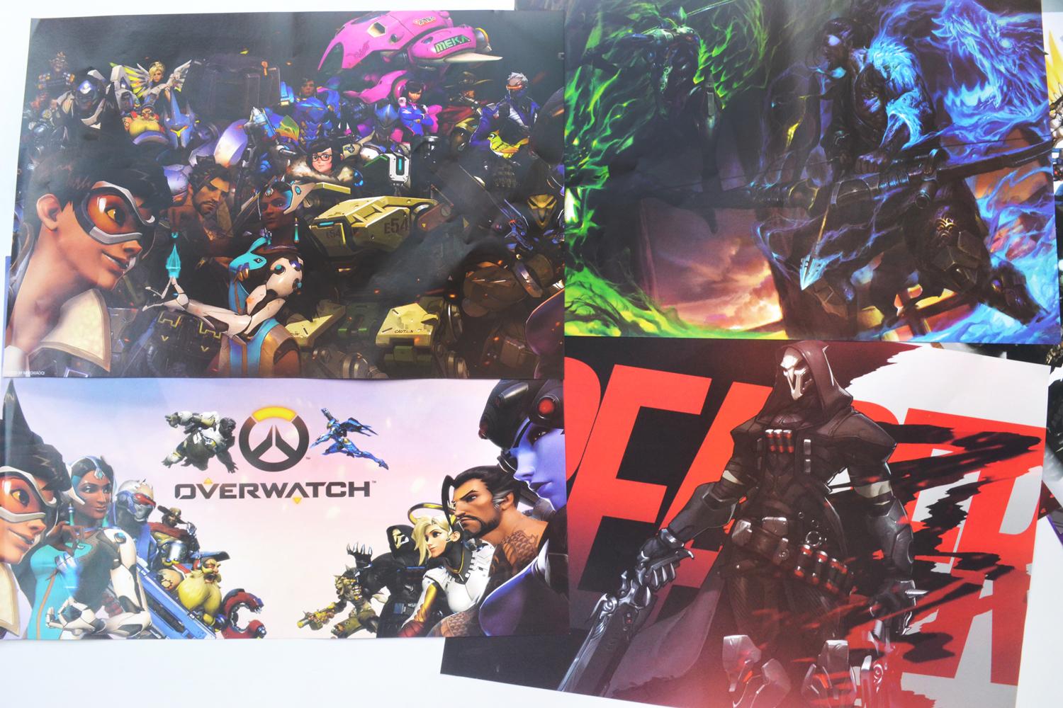 [7-11/12 VOUCHER 8%][thanh lý bán lỗ] Bộ 8 tấm poster Anime - Overwatch [AAM] [PGN23]