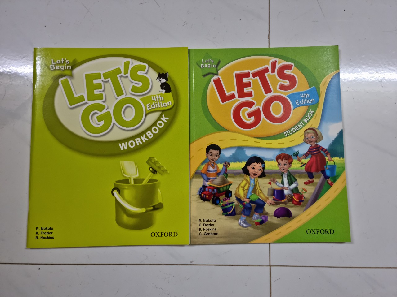 Bộ Let's go Begin bản 4th cho bé ( bộ 2 cuốn SB + WB)