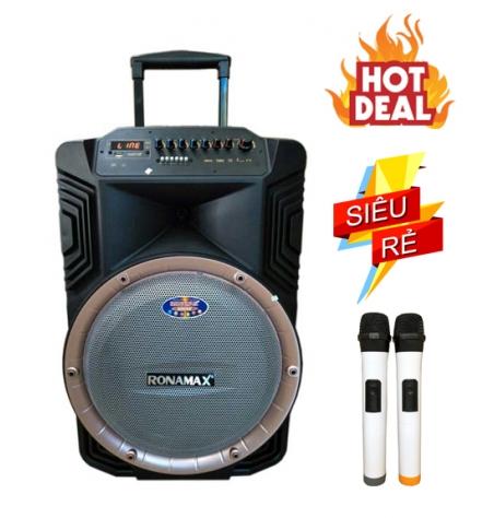 Loa kéo bluetooth ronamax B15A .4 tấc .công suất 600W
