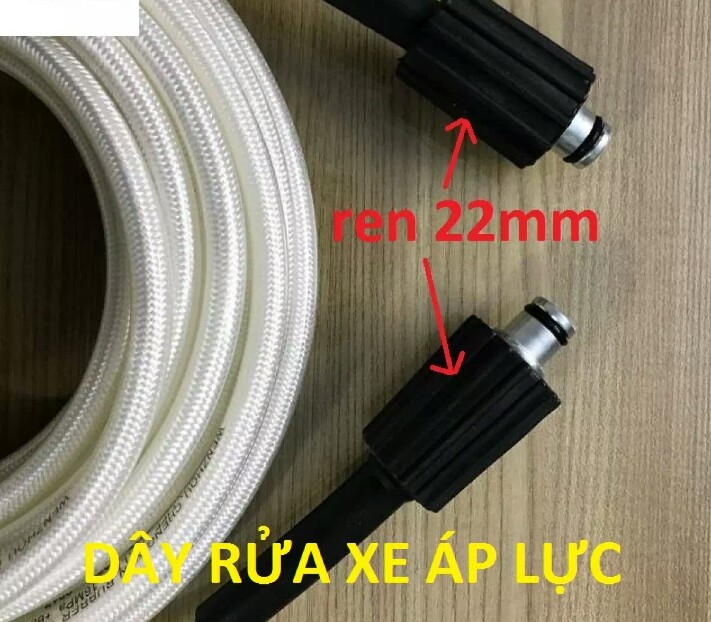 Dây xả nước máy rửa xe 20m + đầu nối