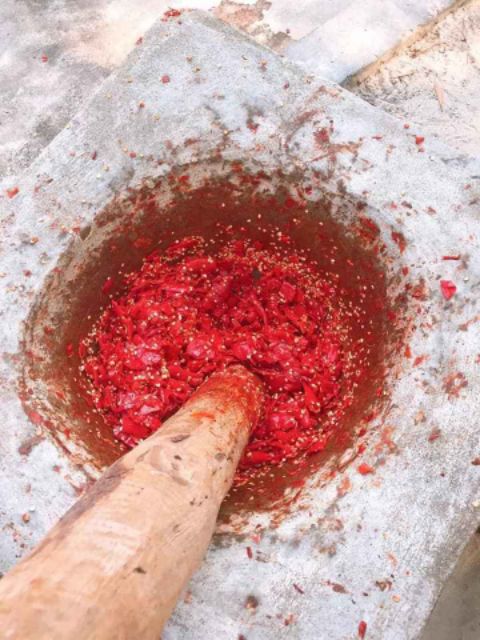 Nước ớt 100% nguyên chất ớt Huế 1 lít