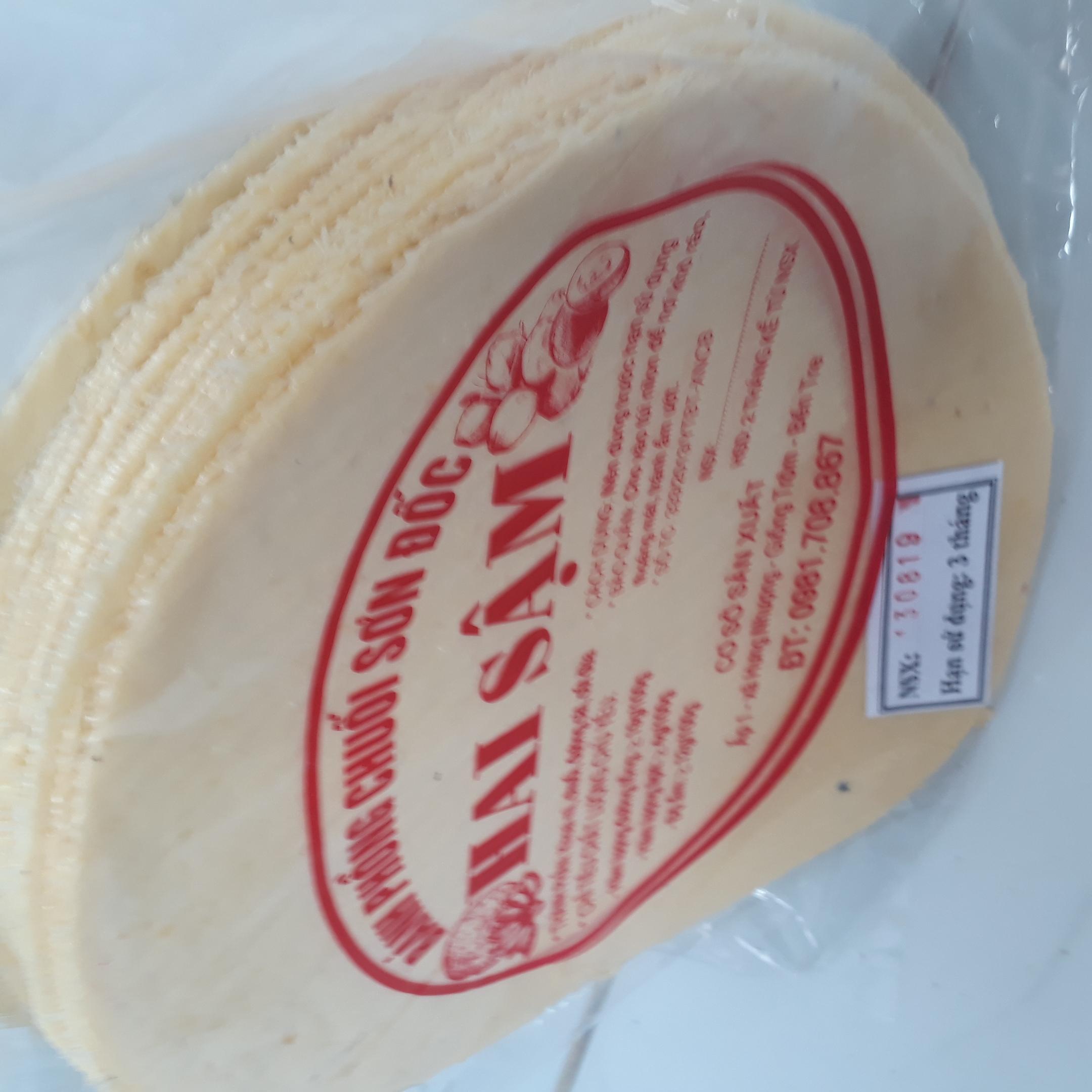 Bánh phồng mì vàng  SƠN ĐỐC  BẾN TRE 30 bánh