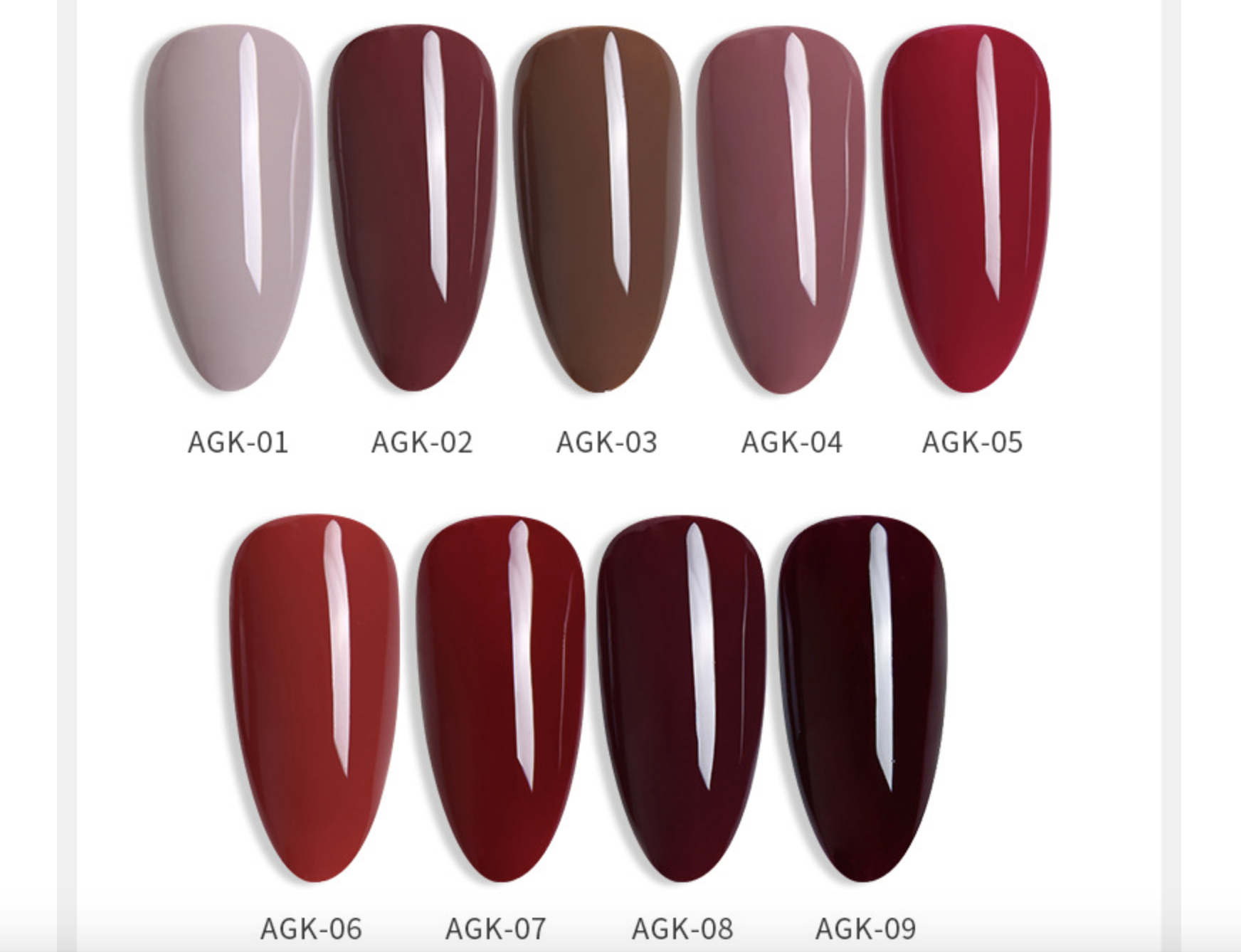 Sơn Gel AS Mã AGK 15ml ( Sơn Gel Hơ Máy )