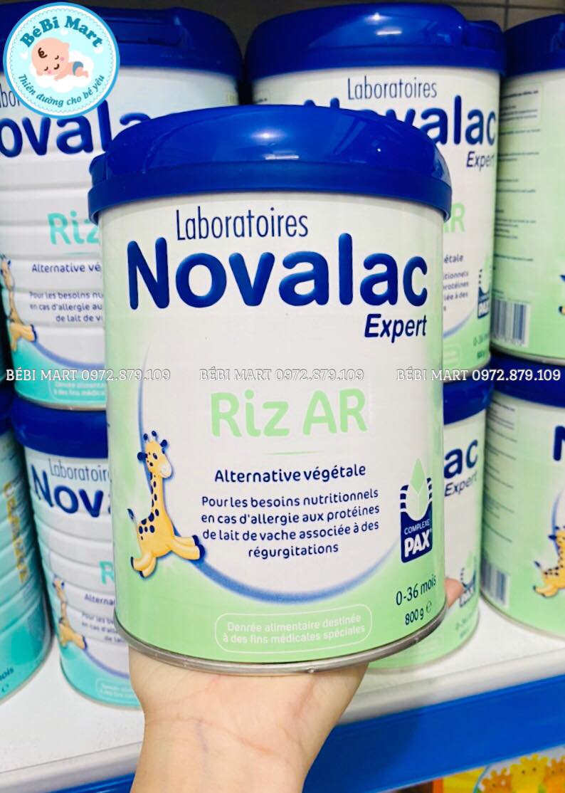 Sữa Novalac Riz AR Pháp 800gr (dành cho bé dị ứng sữa bò)