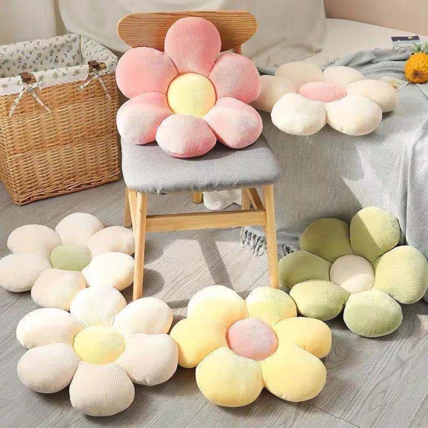 Nệm hình hoa gối ôm hoa cúc