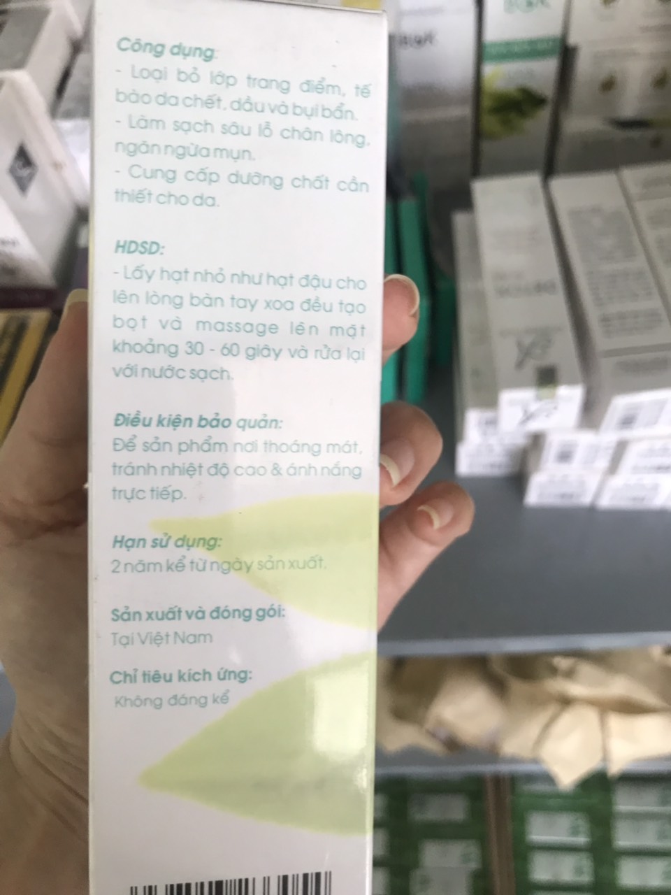 Sữa rửa mặt trắng da ngừa mụn se khít lỗ chân lông