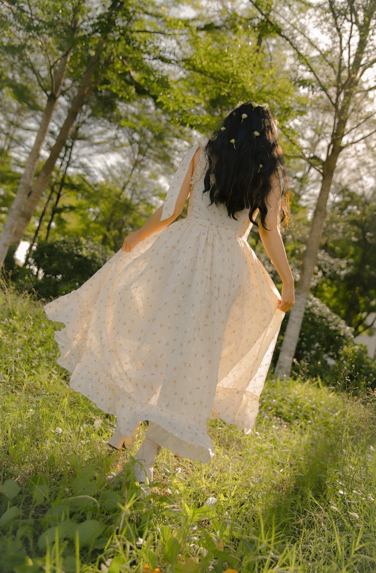 [Nhập LazXuHuong05 - giảm 70k cho đơn 499k] Daydreamer Đầm Maxi mùa hè Rapunzel