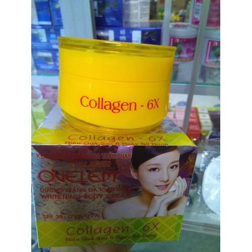 Kem dưỡng trắng da toàn thân Collagen 6x