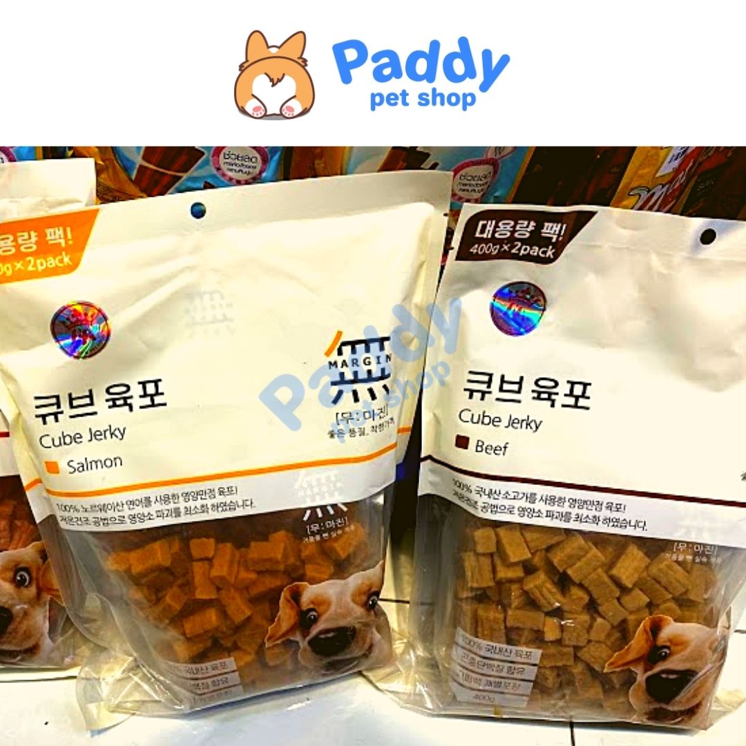 Bánh Thưởng Cho Chó Viên Thịt Bowwow Cube Jerky