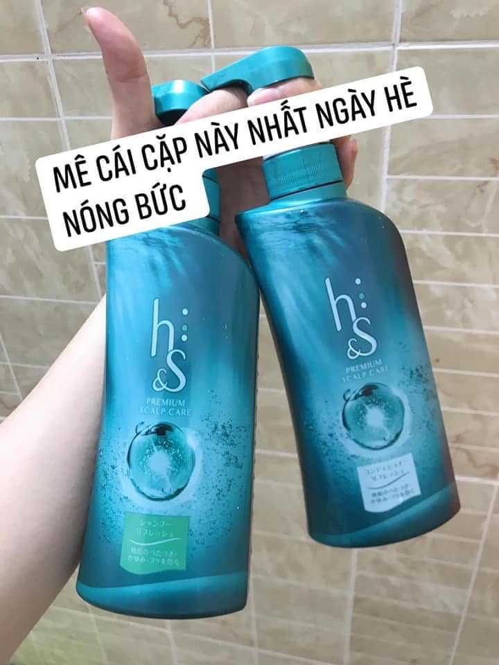 Bộ dầu gội & xả HS TRỊ gàu , ngứa 370ml Nhật Bản