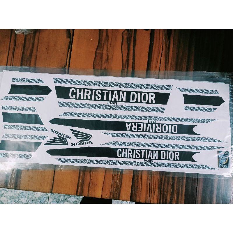 Bộ tem dán xe Vario Christian Dior hàng thiết kế hàng nhập Thái Lan