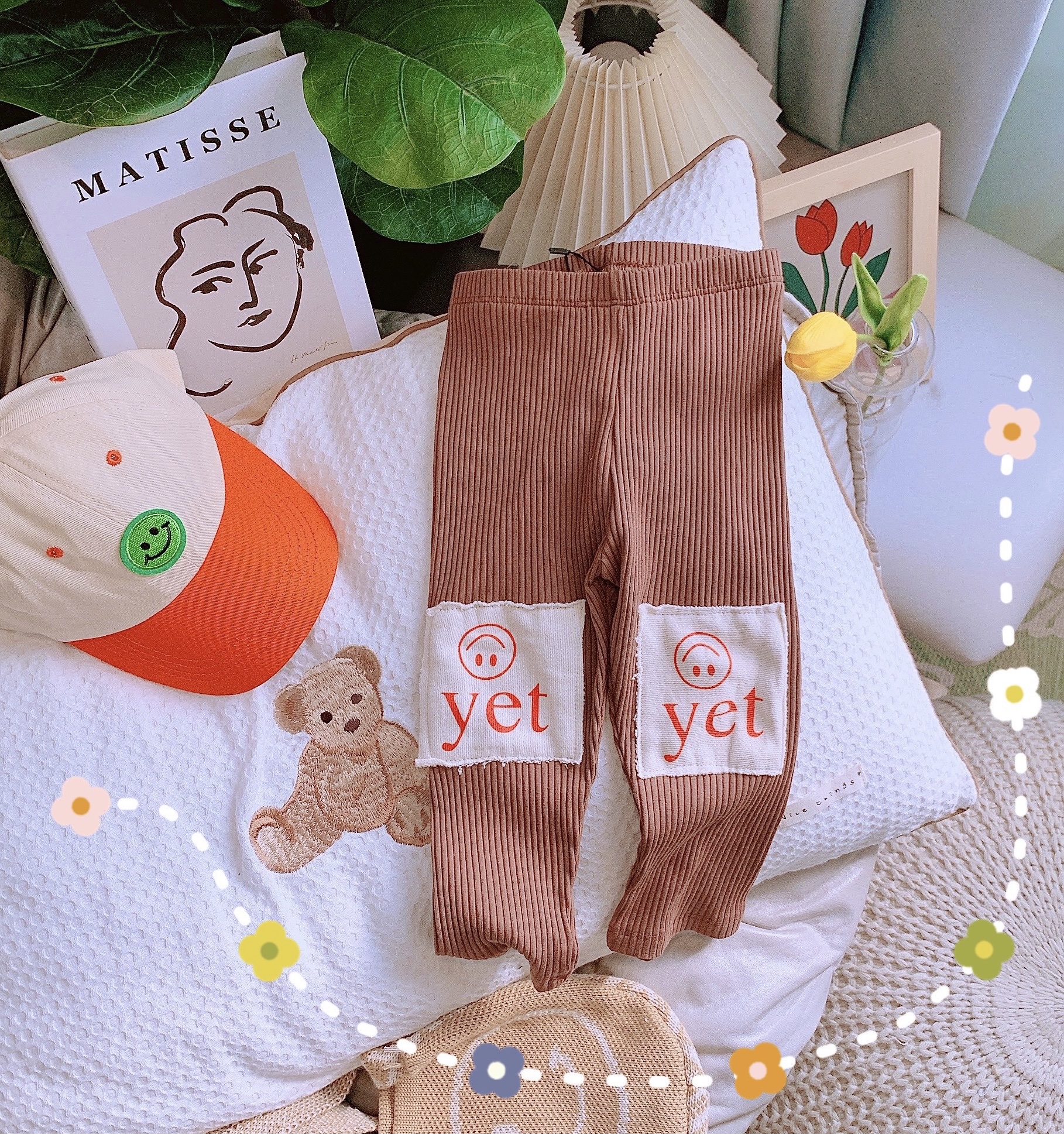 [Hoàn Tiền 6%] Lyvyshop - Quần legging dài siêu dễ thương cho bé 09-26kg (giá 01 quần)