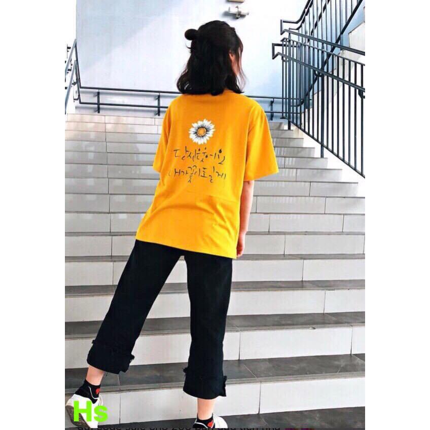 Áo hoa cuc lưng màu vàng U9823