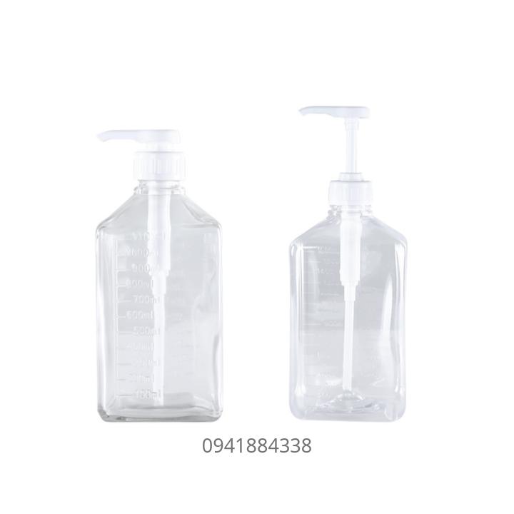 Bình Bơm Thủy Tinh 1100ml Kèm Vòi Xịt