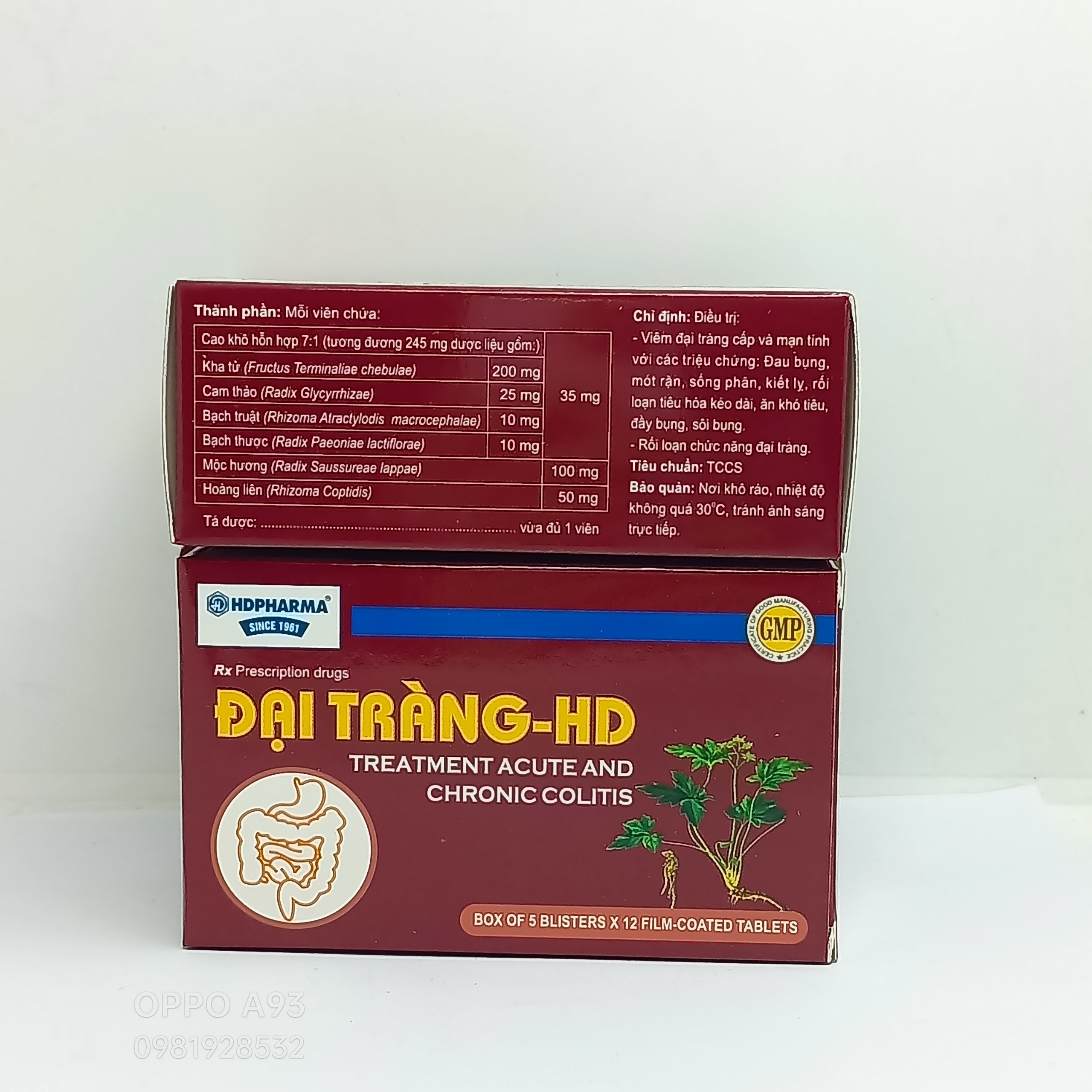 Đại tràng - HD (Hộp 5 vỉ x 12 viên)