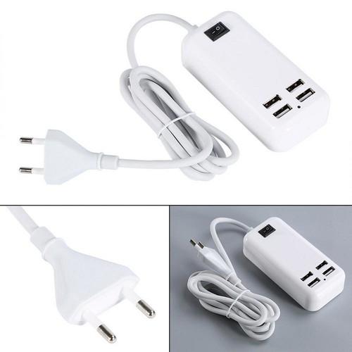 Ổ Cắm USB 15W 4 Cổng Màu Trắng