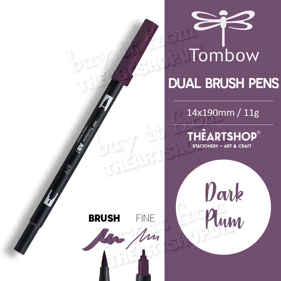 [THEARTSHOP] Bút cọ TOMBOW ABT dual brush pens - tone màu trời đêm mộng mơ