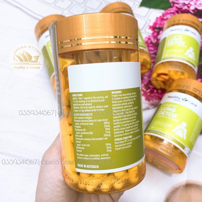 Thải Độc Phổi Lung Detox Healthy Care Date 2025