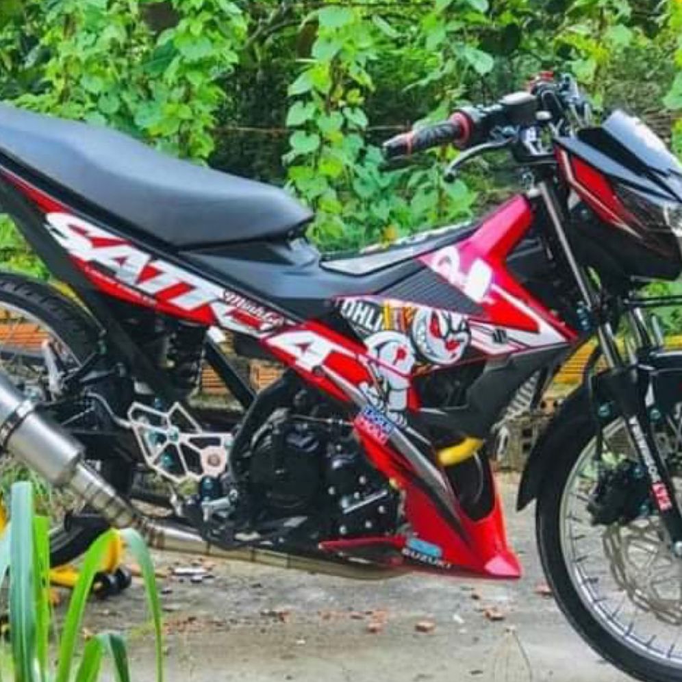[HCM]Tem rời dán xe satria- raider độc  lạ