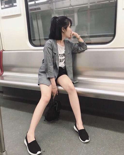 Áo Blazer kẻ