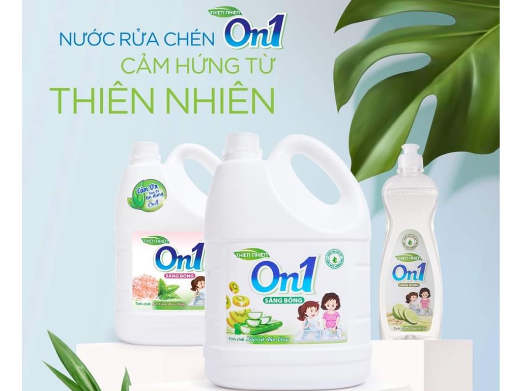 Nước rửa chén Lix On1 3.8kg