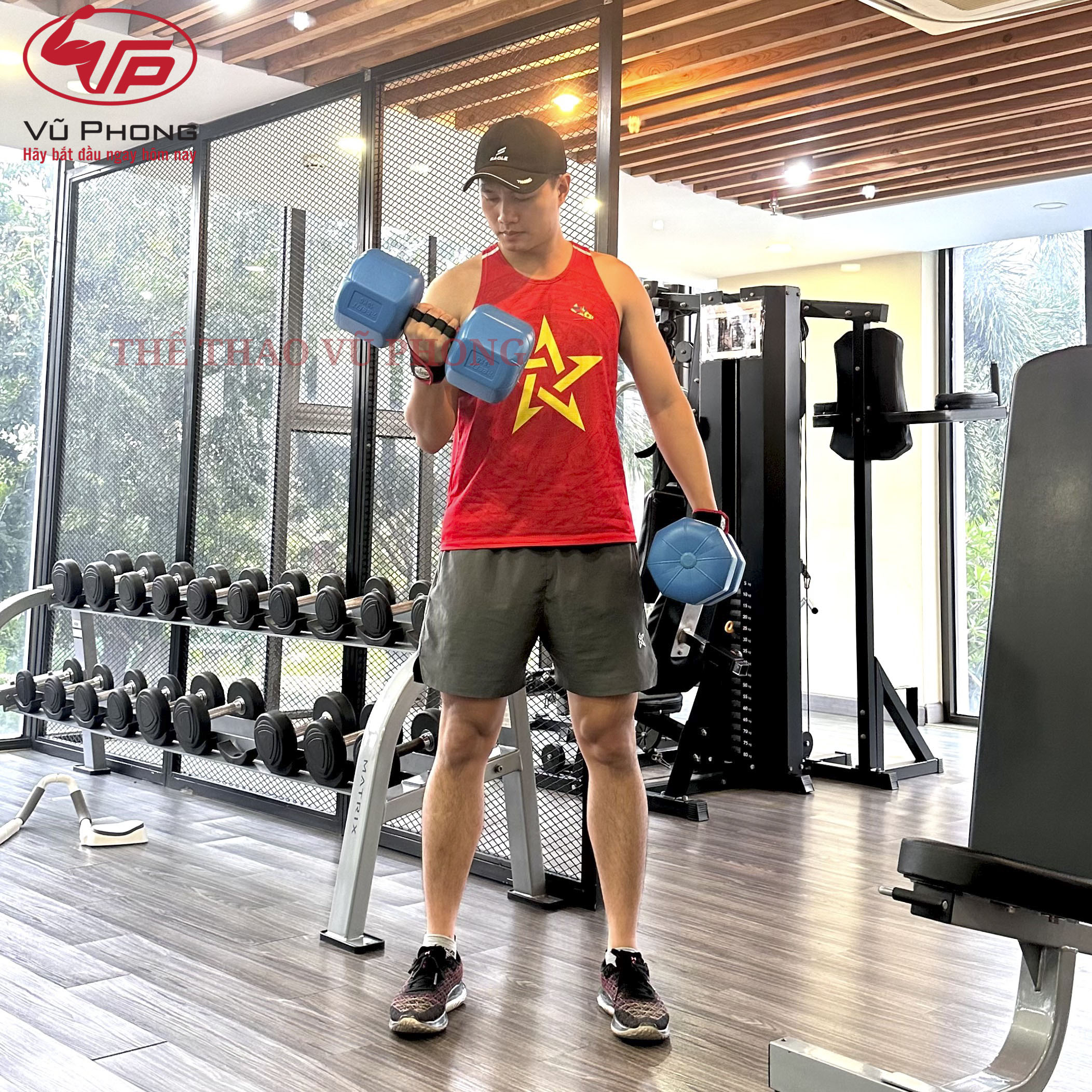 Bộ 2 Tạ Nhựa Bát Giác 5KG (Đã Có Ruột) (gồm 2 tạ 5kg, tổng 10kg)